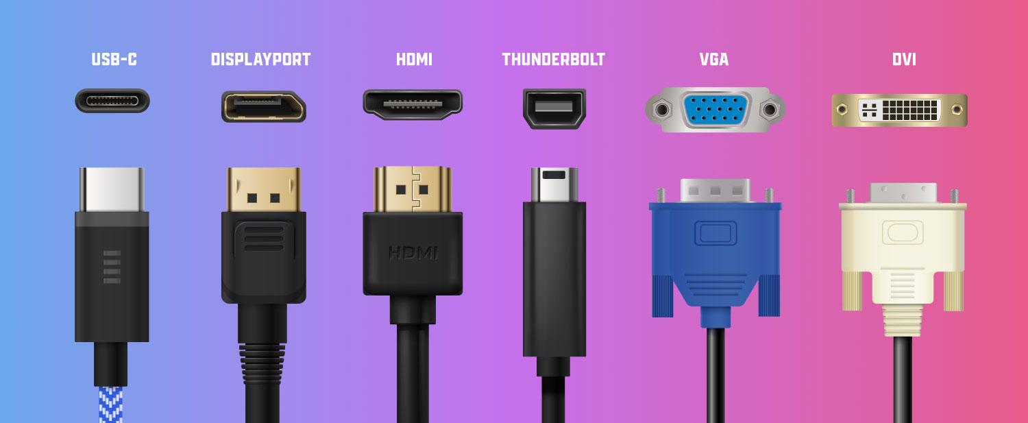 A Guide To The Different Types of Monitor Ports