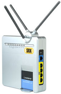 <strong>Linksys Wireless-G Broadband Router with SRX</strong>